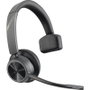 Poly Voyager 4310 Diadema Inalámbrico Bluetooth 77Y96AA con Micrófono, Base de Carga, Adaptador BT700, Negro, 24h Conversación